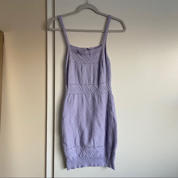 Lilac Knit Dress - Picture 6 of 8